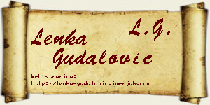 Lenka Gudalović vizit kartica